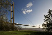Humber Bridge, East Riding of Yorkshire/North Lincolnshire, 2009. Creator: Historic England Staff Photographer