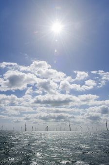 Humber Gateway Wind Farm, 2015. Creator: Alun Bull