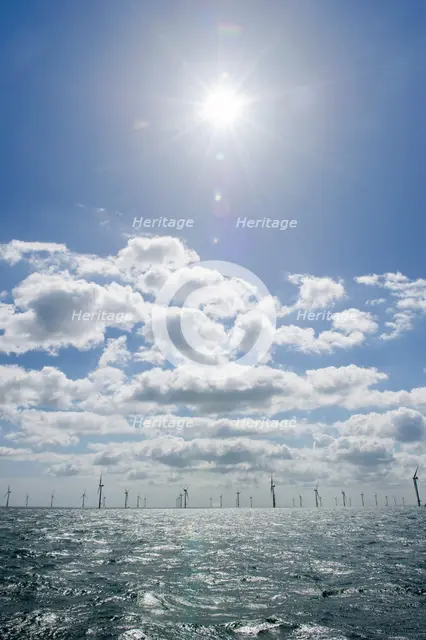 Humber Gateway Wind Farm, 2015. Creator: Alun Bull.