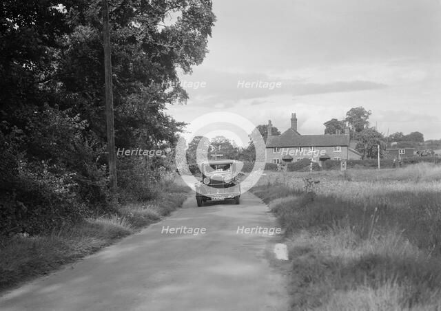 Humber Snipe taking part in a First Aid Nursing Yeomanry trial or rally, 1931. Artist: Bill Brunell.