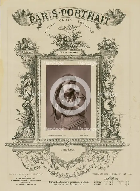 Humberta/ Fantasies Parisiennes, 1879. Creator: Paul Nadar.