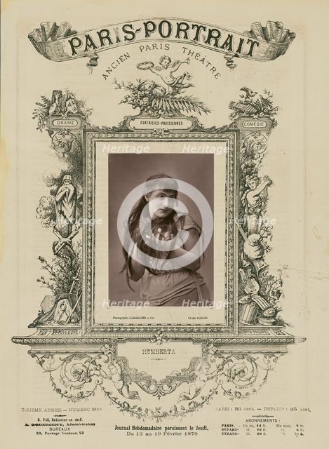Humberta/ Fantasies Parisiennes, 1879. Creator: Paul Nadar.