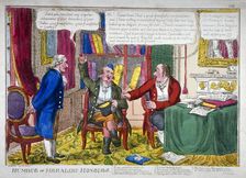 Humbug or heraldic honours c1790. Artist: William Abraham