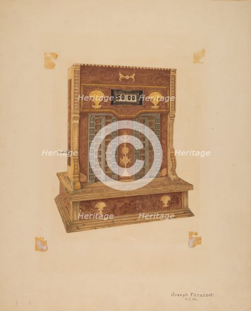 Hume Cash Register, c. 1939. Creator: Joseph Ficcadenti.
