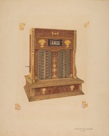 Hume Cash Register, c. 1939. Creator: Joseph Ficcadenti