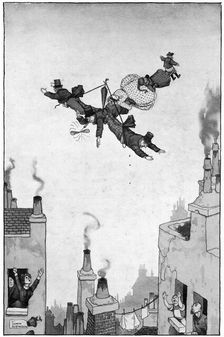 Humours of flying (c1920). Artist: W Heath Robinson