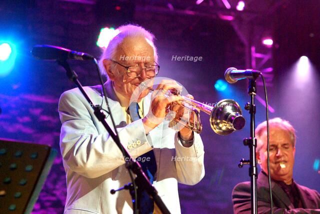 Humphrey Lyttelton, Brecon Jazz Festival, Powys, Wales, 2007. Artist: Brian O'Connor