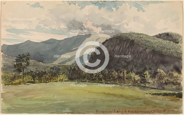 Humphrey's Ledge, 1860. Creator: Charles de Wolf Brownell.
