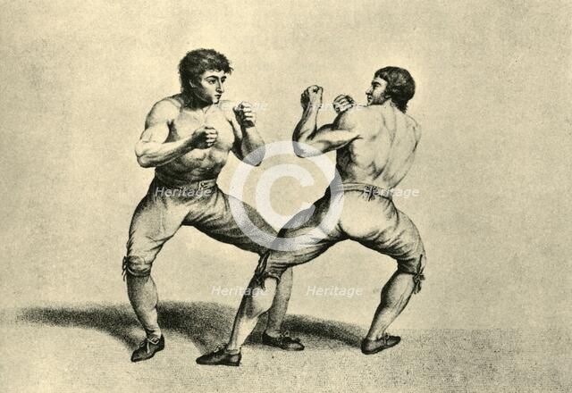 'Humphreys and Mendoza', 1790, (1925). Creator: Charles Reuben Ryley.