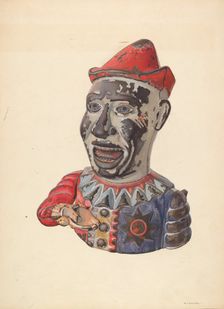 Humpty Dumpty Mechanical Bank, c. 1938. Creator: Alf Bruseth