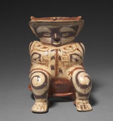 Hunchback Seated on a Stool, c. 600-800. Creator: Unknown