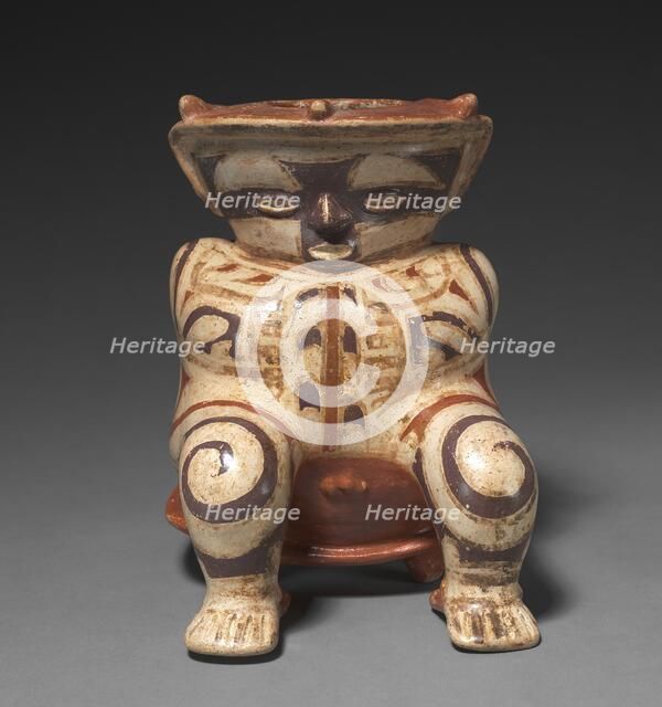 Hunchback Seated on a Stool, c. 600-800. Creator: Unknown.