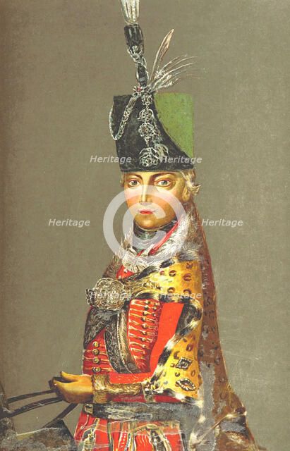 Hungarian Bodyguard from the Era of Maria Theresa..., 1895.  Creator: Unknown.