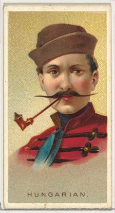 Hungarian, from World's Smokers series (N33) for Allen & Ginter Cigarettes, 1888. Creator: Allen & Ginter