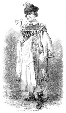 Hungarian Herdsman - from a photograph by Richebourg, 1856. Creator: Unknown