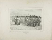 Hungarian Infantry, Presbourg, July 2, 1837, 1837. Creator: Auguste Raffet