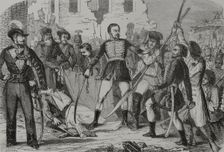 Hungarian Revolution of 1848, (1848-1849): Death of General Hentzi on 21 May, 1849, (1856). Creator: Auguste Trichon