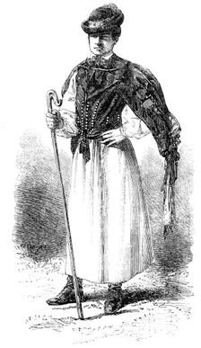 Hungarian Shepherd - from a photograph by Richebourg, 1856. Creator: Unknown