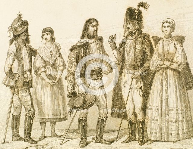Hungarians, 19th century?  Creator: Unknown.