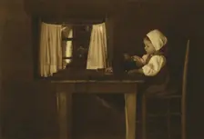 Hunger ist der beste Koch, 1898. Creator: Myra Albert Wiggins