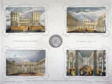 Hungerford Market, Westminster, London, c1835. Artist: Charles Ingrey