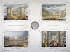 Hungerford Market, Westminster, London, c1835. Artist: Charles Ingrey