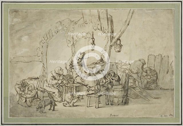 Hungry Peasants at a Meagre Meal. Creator: Unknown.