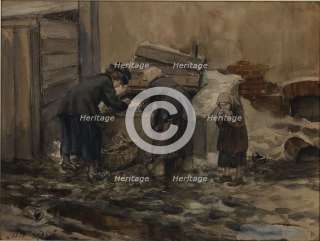 Hungry years in Petrograd, 1919.