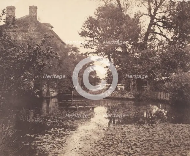 Hunford Mill, Surrey, 1855-57. Creator: Henry White.