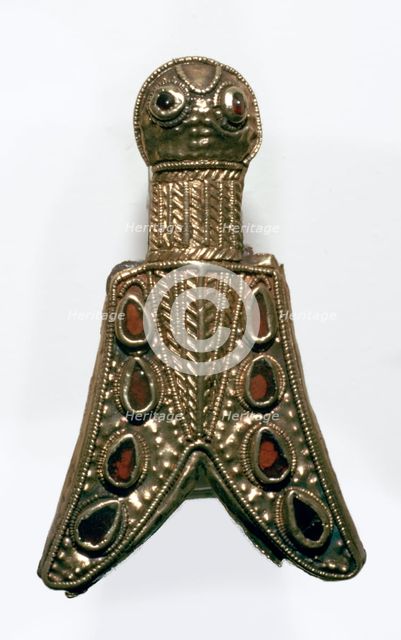 Hunnish gold fibula in the form of a cicada, 2nd century. Artist: Unknown