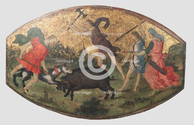 Hunt of the Calydonian Boar, ca. 1509. Creator: Bernardino Pinturicchio.