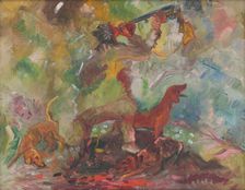 Hunter, 1940-1944. Creator: Arnold Peter Weisz-Kubincan