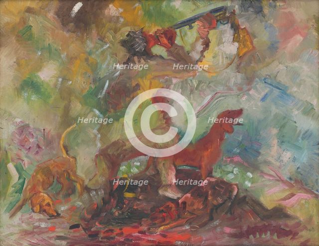 Hunter, 1940-1944. Creator: Arnold Peter Weisz-Kubincan.