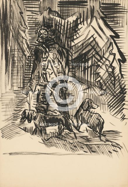 Hunter, c1935. Creator: Arnold Peter Weisz-Kubincan.