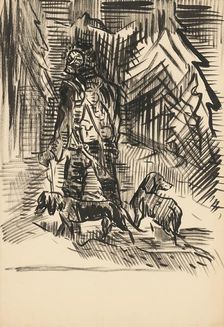 Hunter, c1935. Creator: Arnold Peter Weisz-Kubincan