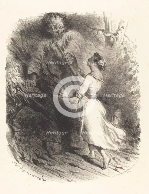 Hunter Surprised. Creator: Célestin Nanteuil.