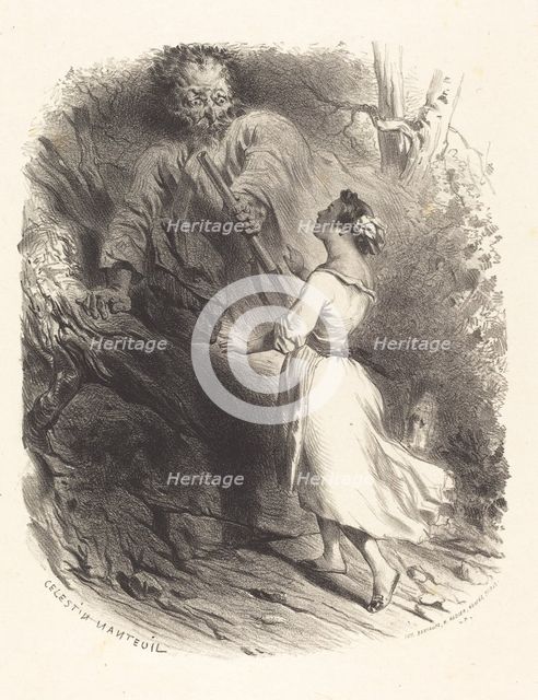 Hunter Surprised. Creator: Célestin Nanteuil.