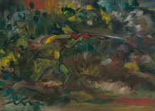 Hunter Shooting, 1940-1944. Creator: Arnold Peter Weisz-Kubincan