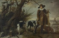 Hunter with Dogs in a Landscape, 1625. Creator: Jan Wildens