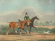 Hunters at Covertside early 19th century, (1929). Artist: James Pollard