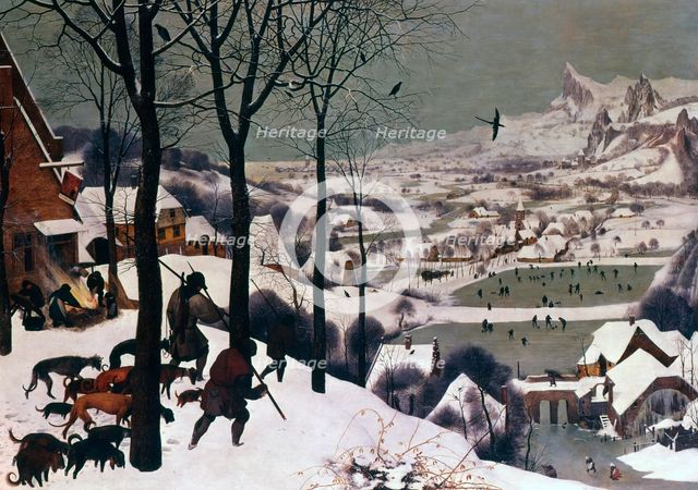 'Hunters in the Snow, February', 1565. Artist: Pieter Bruegel the Elder
