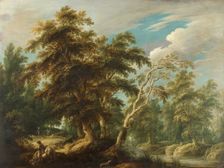 Hunters in a Forest, 1650. Creator: Alexander Keirincx