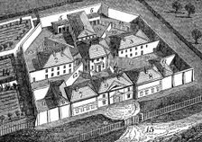 Huntingdon County Gaol and House of Correction, England, built c1828
