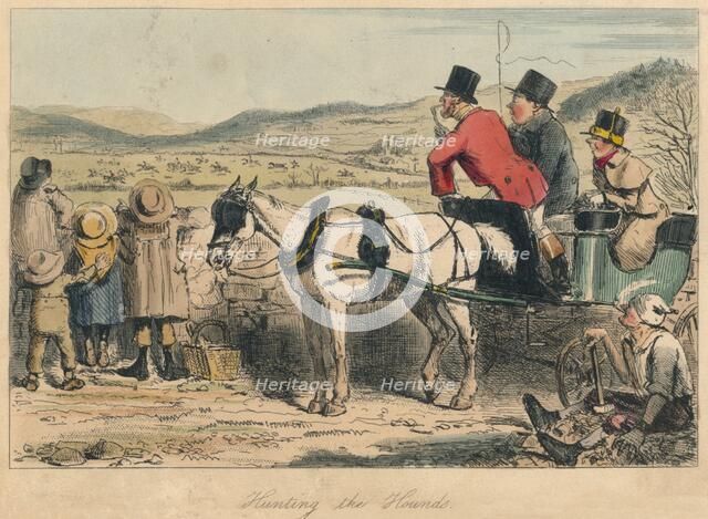 'Hunting the Hounds', 1865. Artists: John Leech, Hablot Knight Browne.