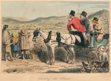 Hunting the Hounds 1865. Artists: John Leech, Hablot Knight Browne