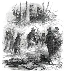 Hunting the Wren at Christmas, 1850. Creator: Unknown
