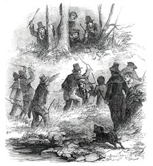 Hunting the Wren at Christmas, 1850. Creator: Unknown