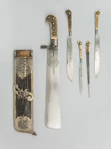 Hunting Trousse (Waidpraxe) with the Coat of Arms and Initials of Christian II, Elector of Saxony... Creator: Joachim Put