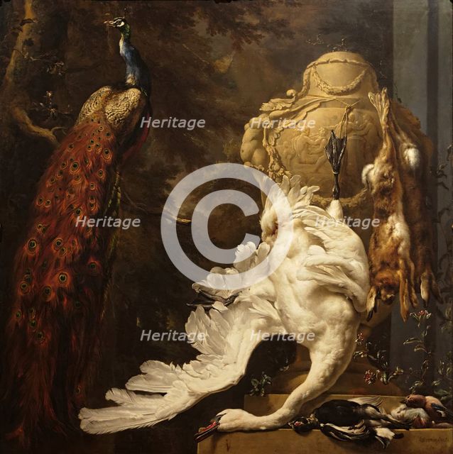 Hunting Trophies, 1700. Creator: Jan Weenix.