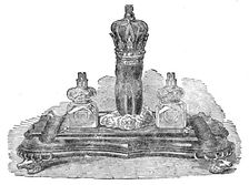 Hunting-trophy of the Prince of Wales, a memorial of Napoleon III., 1873. Creator: Unknown